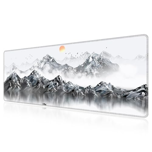 Tapis de bureau design paysage LL-COEUR 1300x500mm pour un setup épuré