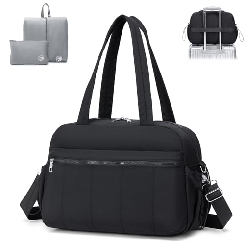 SPAHER Handgepäck Tasche 40x30x15 British Airways Reisetasche Flugzeug Klein Weekender Damen mit Nassfach 20L Travel Duffle Gym Fitness Bag Tasche Sporttasche Carry On Luggage Bag mit Kulturtasche