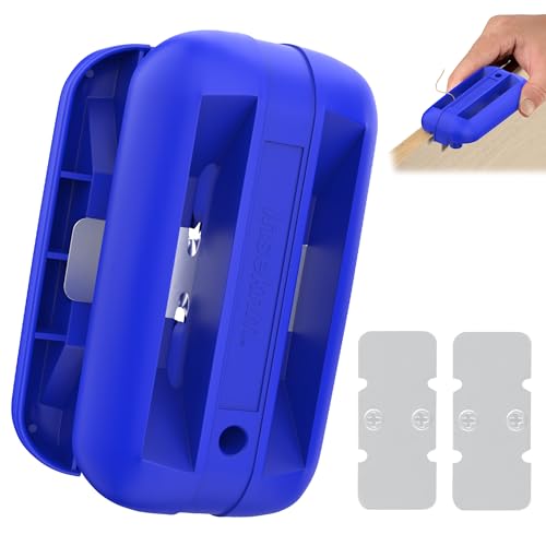 Edge Banding Trimmer Tungsten Carbide Blades Manual Woodworking Tool Blue