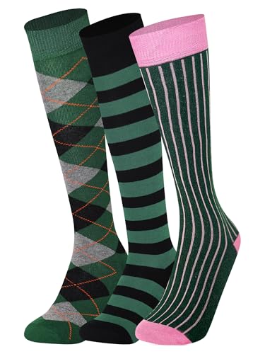 Image of Mysocks Unisex Extra Fine Combed Cotton Knee High Socks, Hand Linked Toe, Soft Latex Band