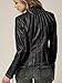 Lock and Love LL WJC877 Womens Panelled Faux Leather Moto Jacket XL BLACK