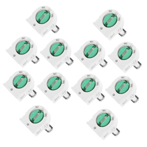 Ciieeo Elegant Tombstone Lamp Socket Holders 20pcs Replacement Lampholders for Home and Utility Lights Easy to Install