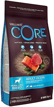 Wellness CORE Océano Adulto, alimento seco para Perros, Comida Se...