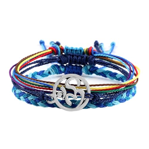 Bracelets tissés HJZZQH ajustables 28cm pour éviter les bijoux trop serrés