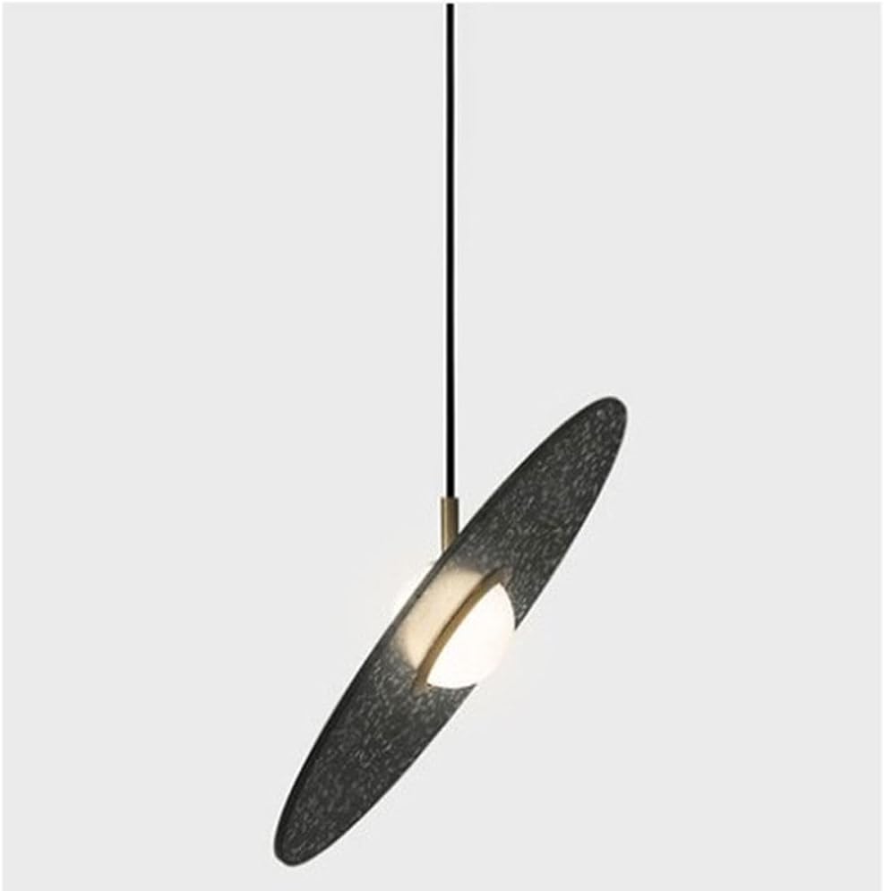 NEOCHY Lámparas de Araña, Nórdica Lámpara Colgante Moderna Y Simple Terrazo Frisbee Diseño de Lámpara Modelación Lámpara de Estar Creativa Sala de Estar Barra de Comedor de Color Colgante Pequeño Luz