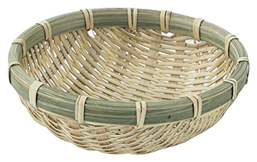 Amazon｜ちどり産業(Tidorisangyou) ざる ナチュラル 13X13Xh4.5cm 竹