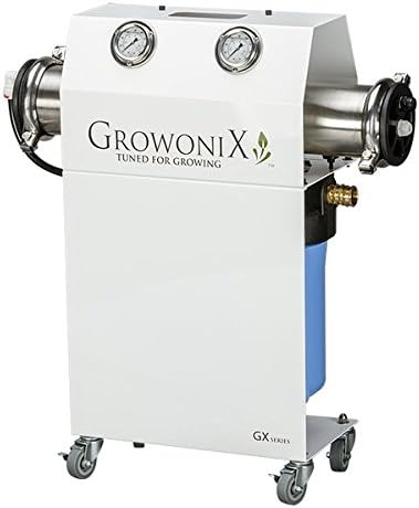 GROWONIX GX1000-KDF 1000 Gallon Per Day Reverse Osmosis System Ultra High Flow Rate Water Purification Filter for Hydroponics Gardening Growing Drinking H20 Coffee Point of use On Demand Purifier