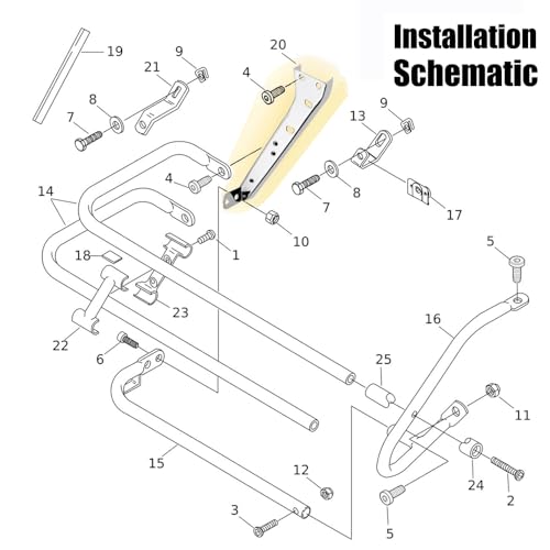 Soporte de barra para alforjas cromado para Harley miniatura 4