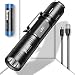 WUBEN EDC LED Flashlight 1200 High Lumens Tactical USB Rechargeable IPX8 Waterproof Ultra Bright Flashlights Torch 5 Lighting Modes with 18650 Battery Included for Outdoor Camping Hiking Cycling