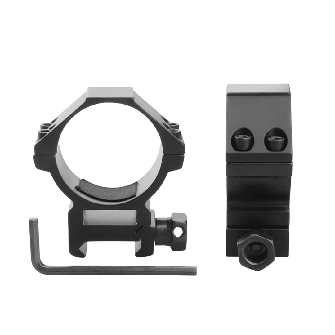 Coppia di anelli per montaggio mirino ottico 35MM, supporto mirino ottico, base doppia chiodata piano, binario guida 21MM P/W