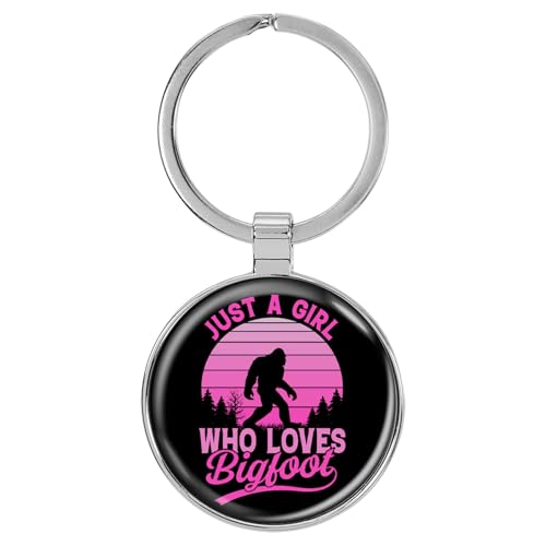 Image of Bigfoot 1.5 inch x 3 inch Domed Keychain Backpack Pull