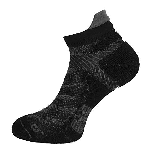 Toes&Feet Men's Anti Odor Quick Dry Cushioned Low Cut Compression (20-30mmHg) Running Socks4