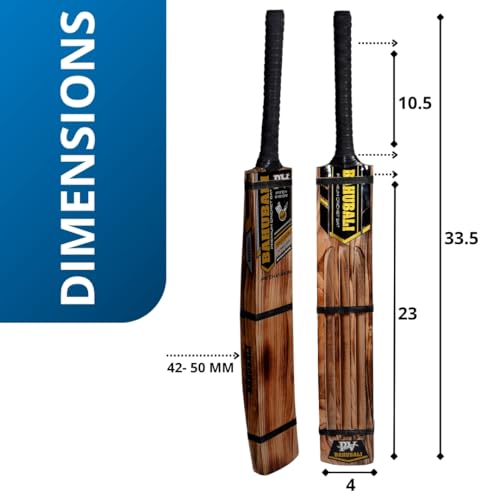 Image of PV Bahubali Fighter Edition | Kashmiri Willow | Hard Tennis Cricket Bat