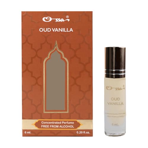 Image of Ossa Oud Vanilla Concentrated Perfume 6ml | Alcohol Free Roll On Attar For Men And Women | Premium Long Lasting Unisex Fragrance With Rich Vanilla & Amber Notes |Ideal For Signature Scent