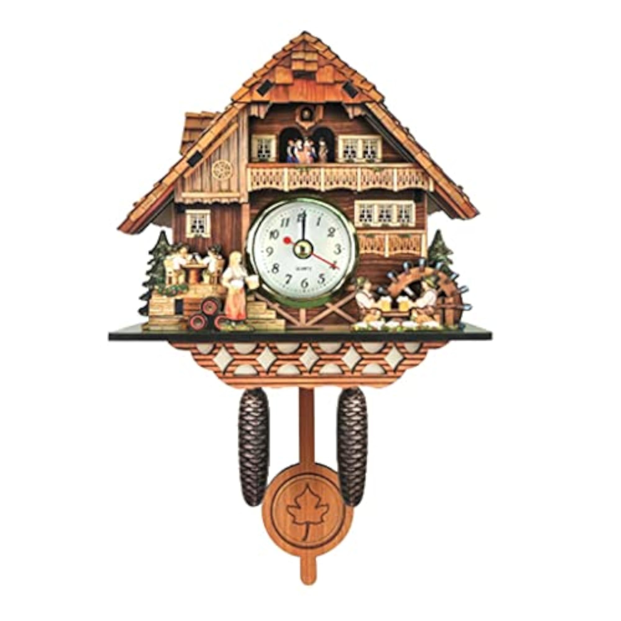 Worldcare Antique Cuckoo Wall Clock Wooden Decor