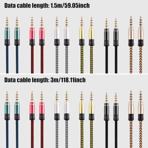 Cable estéreo 3.5mm macho a 3.5mm macho TRS miniatura 6