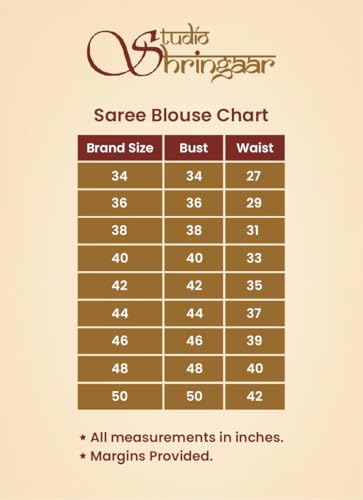 Image of Studio Shringaar Women's Handloom Cotton Stretchable (Smocked) Saree Blouse with Temple Zari Border