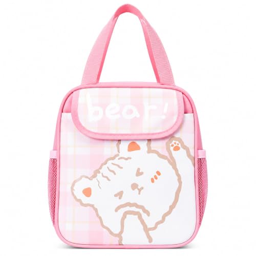 ZIRANYU® Kids Insulated Lunch Bag Kawaii Cartoon Bento Bag