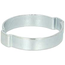 Oetiker 10100032 Zinc-Plated Steel Hose Clamp, Double Ear, Clamp ID Range 21 mm Closed - 25 mm Open Pack of 5