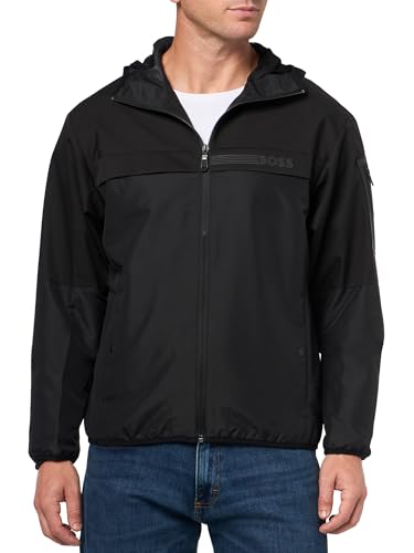 BOSS Men's Ripstop Nylon Lightweight Jacket