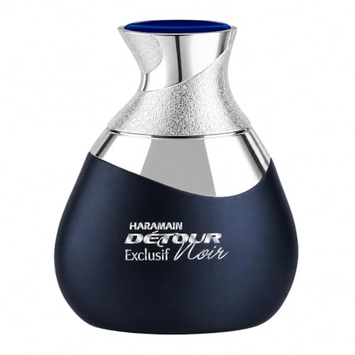 Image of Al Haramain Detour Noir Exclusif Eau de Parfum Spray for Unisex, 3.4 Ounce