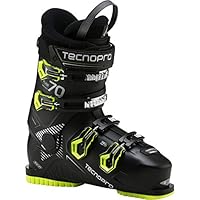 Tecnopro Herren Ski-Stiefel Pulse 70 Skistiefel, schwarz/Gelb, 27