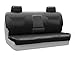 Coverking Custom Fit Rear Folding Bench Seat Cover for Select Honda Accord Models - Premium Leatherette Solid (Charcoal Gray)