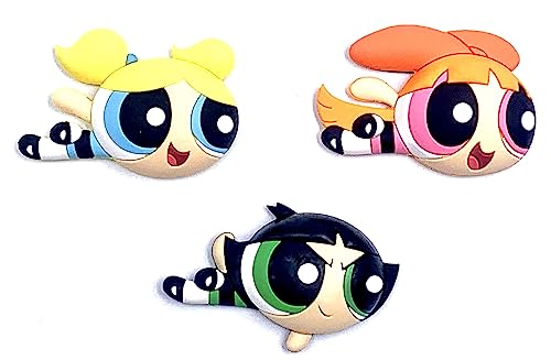 Set de 3 imanes Powerpuff Girls Monogram miniatura 1