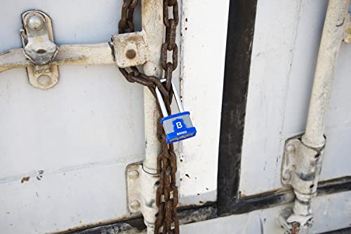 Brinks - 44Mm Xt Series Commercial Laminated Steel Padlock With 2 3/8" Shackle, 2-Pack - Weather Resistant And Hardened Boron Steel Shackle #TOP5