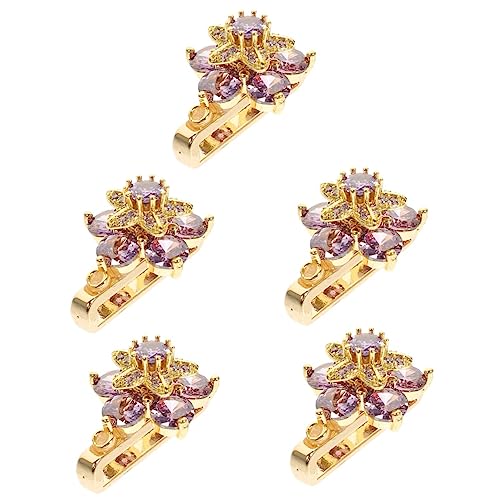 Bracelet fleurs décoratives pour montre intelligente en silicone UKCOCO x5