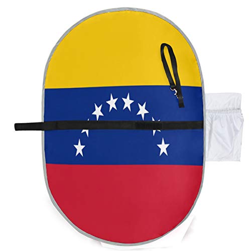 Bandera Venezuela Variante civil Precisa Almohadilla para cambiar pañales Bebé Pañal reutilizable 27x10 pulgadas Alfombrilla impermeable Impermeable Cambiador portátil Cambiador portátil
