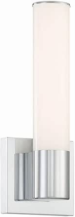Minka Lavery 5071-77-L Vantage - 16W 1 LED Round Wall Sconce-14 Inches Tall and 5 Inches Wide, Finish Color: Chrome