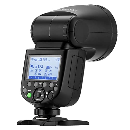 Flashpoint Zoom Li-On X R2 Ttl On-Camera Round Flash Speedlight For Panasonic & Olympus (Godox V1) #TOP6