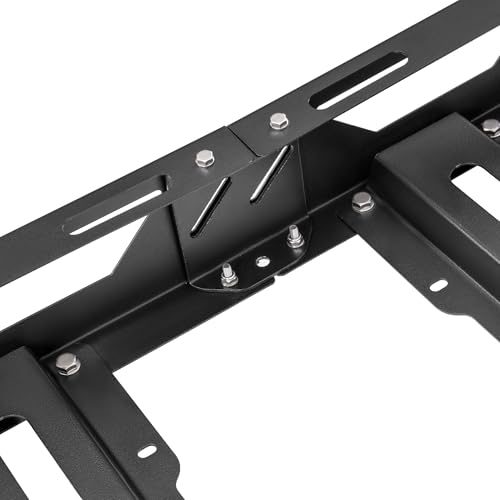 ECOTRIC 50" x 39" x 4.75" Roof Rack Cargo Basket W/Cross Bars Fit for Car SUV Pickup Truck Van Universal Top Cargo Carrier Metal Luggage Storage Holder Basket Rack for Travel 150Lbs Steel Black by ECOTRIC - Image 9