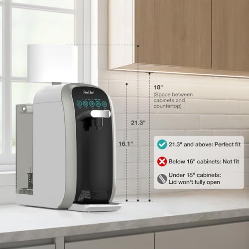 Image of SimPure Y7P-BW UV Countertop Reverse Osmosis Water Filter, 5 Stage RO | NSF /ANSI 58 Certified Water Filtration System, RO Water Purifier, No Installation, 4: 1 Pure to Drain, Classic Pure Taste