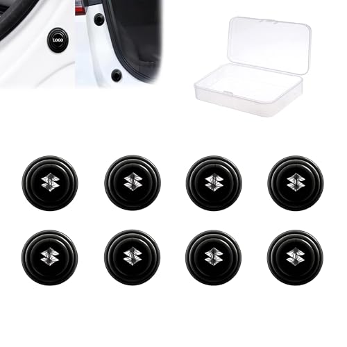 Image of 8Pcs Car Door Shock Absorber Rubber Protector Compatible for Fronx, Vitara, Brezza, Swift, Baleno, Ertiga, WagonR, Alto, Dzire, XL6, S-Presso, Celerio, Eeco, Ciaz, Invicto, SX4, Ritz, Victoris