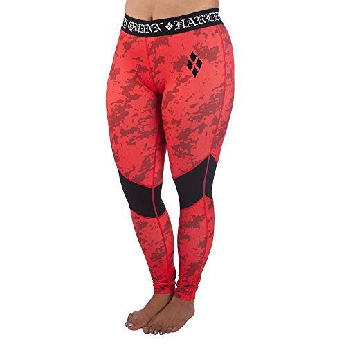 Bioworld Juniors' Harley Quinn Active Spandex Leggings2