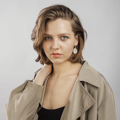 Gold and Silver Mixed Metal Earrings for Women Dangling Vintage Two Tone Boho Small Dangle Earrings4