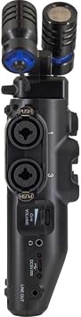 Zoom H6studio 6-Track Handy Recorder with 32-Bit Float Recording Bundle with APH-6s Accessory Pack + BTA-1 Bluetooth Adapter + 64GB Memory Card + 4 Pack AA Batteries + Cloth (6 Items)