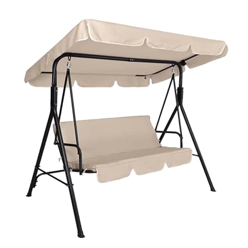 Dondolo 3 POSTI 170x113x154 Struttura in Acciaio Beige