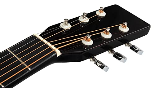 Classic Cantabile WS-10BK-LH Guitare Folk Noir Modèle Gaucher - Les Beatles, Paul McCartney, John Lennon, RIngo Starr, George Harrison Classic Cantabile WS-10BK-LH Guitare Folk Noir Modèle Gaucher – Image 5