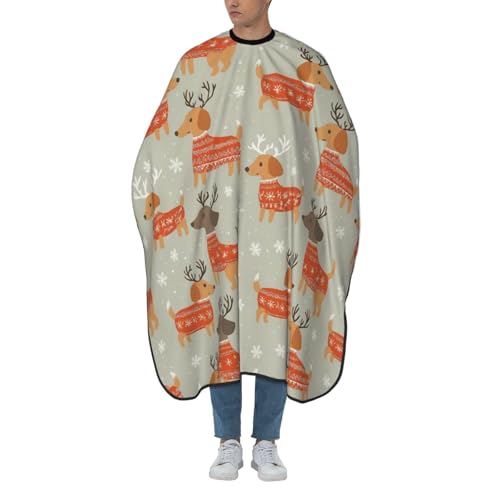 Capa para peluquería perro salchicha ajustable impermeable de 140x168cm