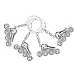 BESPORTBLE Colgante De Patines Llavero 3d Decoración De Patinaje Llaveros Para Mujeres Diseño Elegante