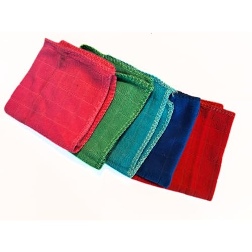 Image of bkr Microfiber Cleaning Cloth, Pack Cleaning Rag, Cleaning Towels with Color Assorted (2)