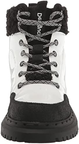 Desigual Women's Shoes 4 Woman PU Boot HIGH Sneaker, White, 6 | Image 1