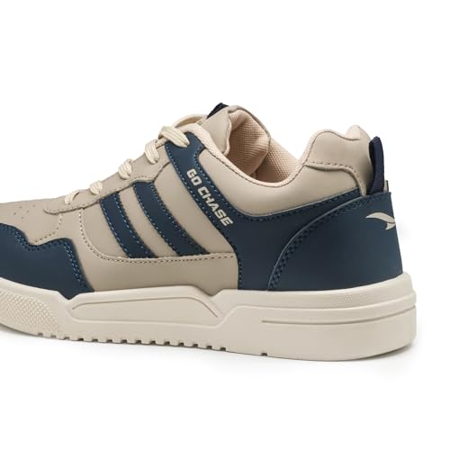 Image of ASIAN Men CRUZER-01 Stylish Casual Mid Top Sneakers and Trendy Shoes with Laces for Men & Boys | Perfect for Wearing to Outings, and Comfortable All-Day Use, Stylish and Durable