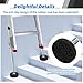 Ladder Leveler Non-Slip Rubber Leg Ladder Stabilizer, Adjustable Ladder Leg Level, Maximum Load Capacity 550 lbs, Fits Indoor and Outdoor Stairs and All Surfaces, Ladder Fittings 1 Pair (26 Inch)