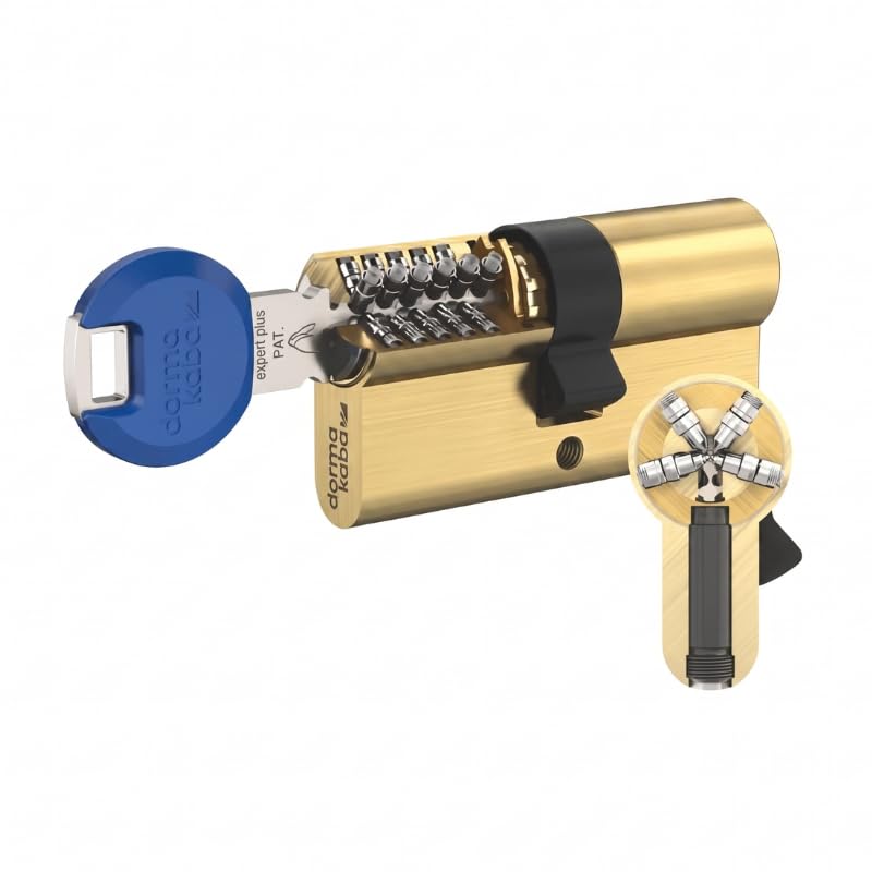 Cilindro Dormakaba Expert Plus LAM Doble embrague (Latón, 30x30)