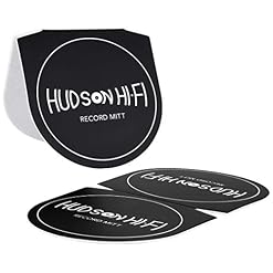 Hudson Hi-Fi 3 Pack Record Mitt Anti Static Record Cleaner & Handler – Record Player Accessories with Soft Microfiber Material for Safe Easy LP Handling and Avoiding Dirty Fingers - Les Beatles, Paul McCartney, John Lennon, RIngo Starr, George Harrison