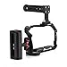 Camnoon Camera Cage + Top Handle + Side Grip Kit Aluminum Alloy Video Cage with Cold Shoe Mount Numerous 1/4 Inch Threads Replacement for Canon R7 Camera